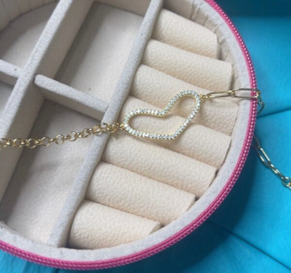 Pulseira Coração Vazado - Image 3