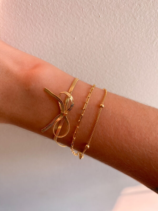 Pulseira Veneziana com Bolas Lisas - Image 3