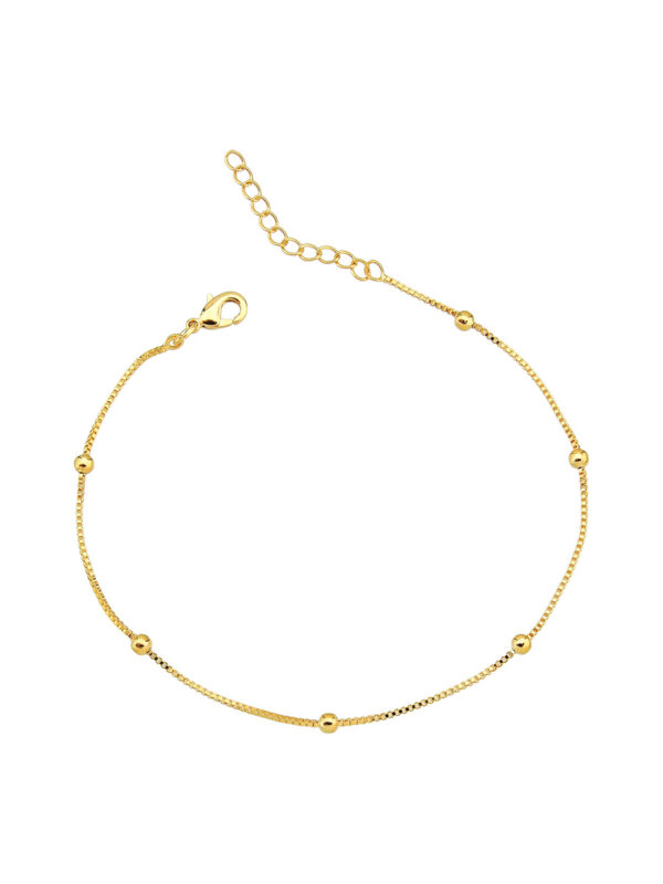 Pulseira Veneziana com Bolas Lisas